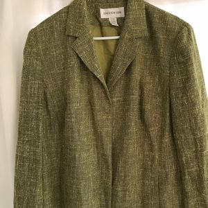 Green Jones New York Jacket. Sz 18.